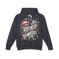Laugh Now Cry Later Skull Hoodie — Vintage Rose Graphic