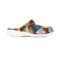 Abstract Geometric EVA Foam Clogs