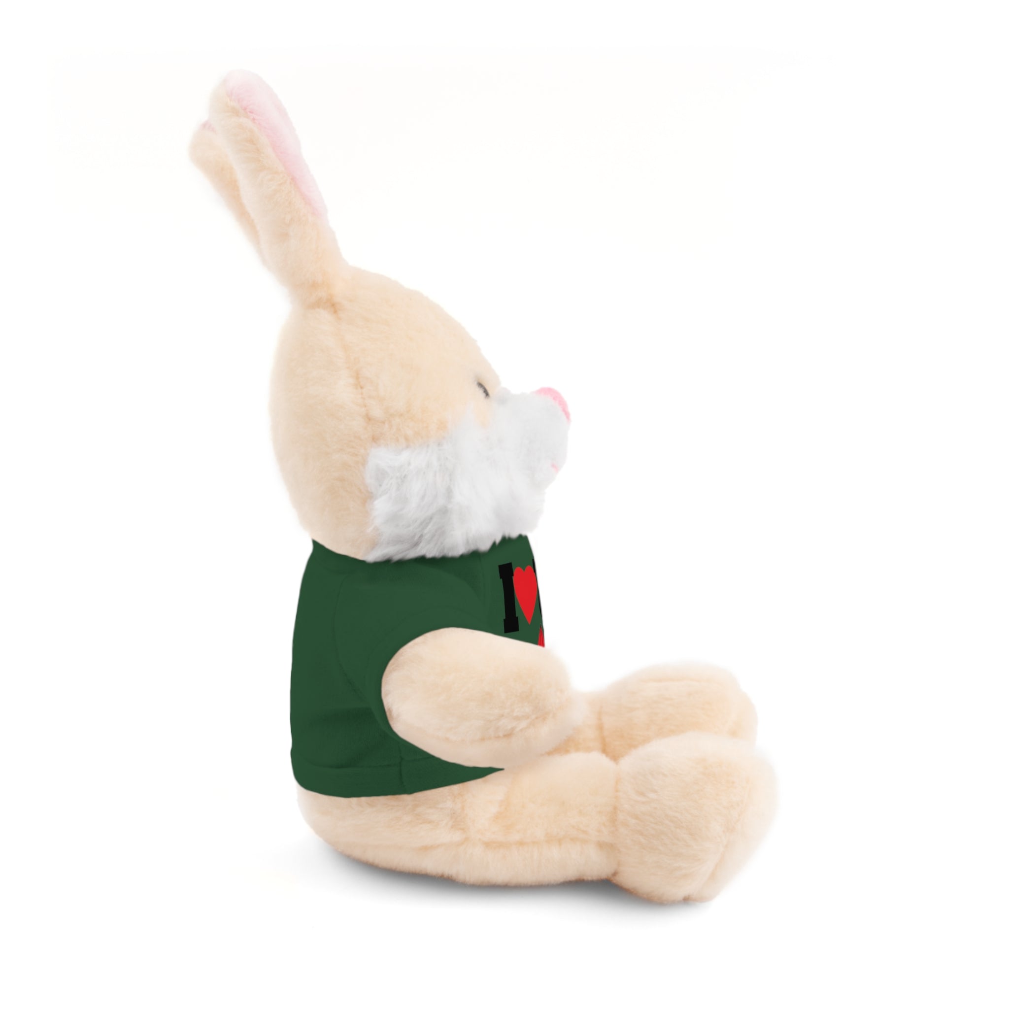 Plush Bear with Branded Tee – Red Diamond and Blue Roses Teddy