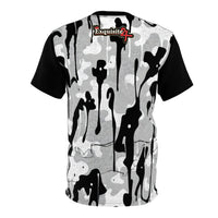 Exquisite 24 Black & White Camo Drip Tee
