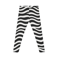Wavy Zebra Leggings