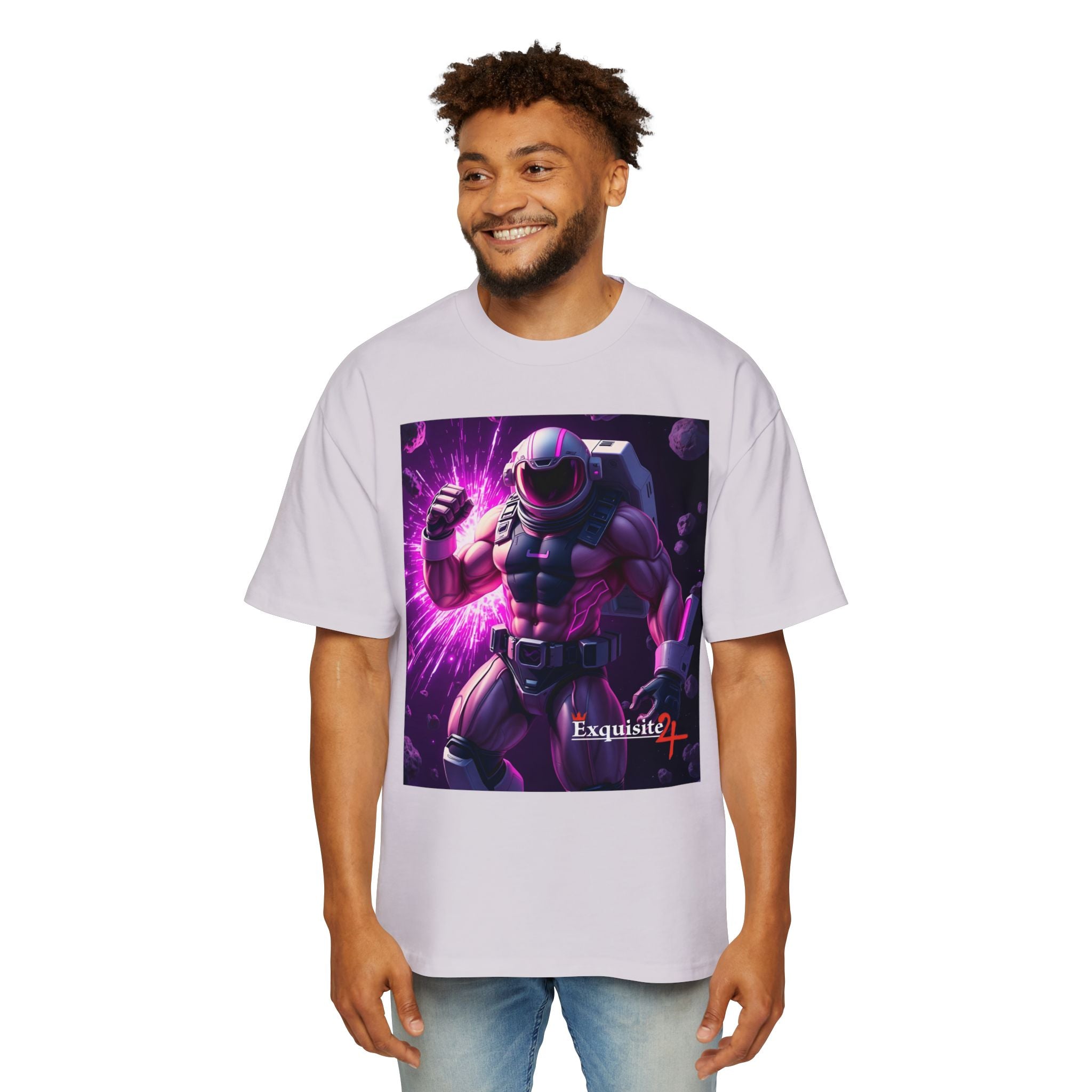 Astro Warrior Graphic Tee — Purple Space Ninja Gaming T-Shirt