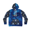 Blue Skull Roses Hoodie
