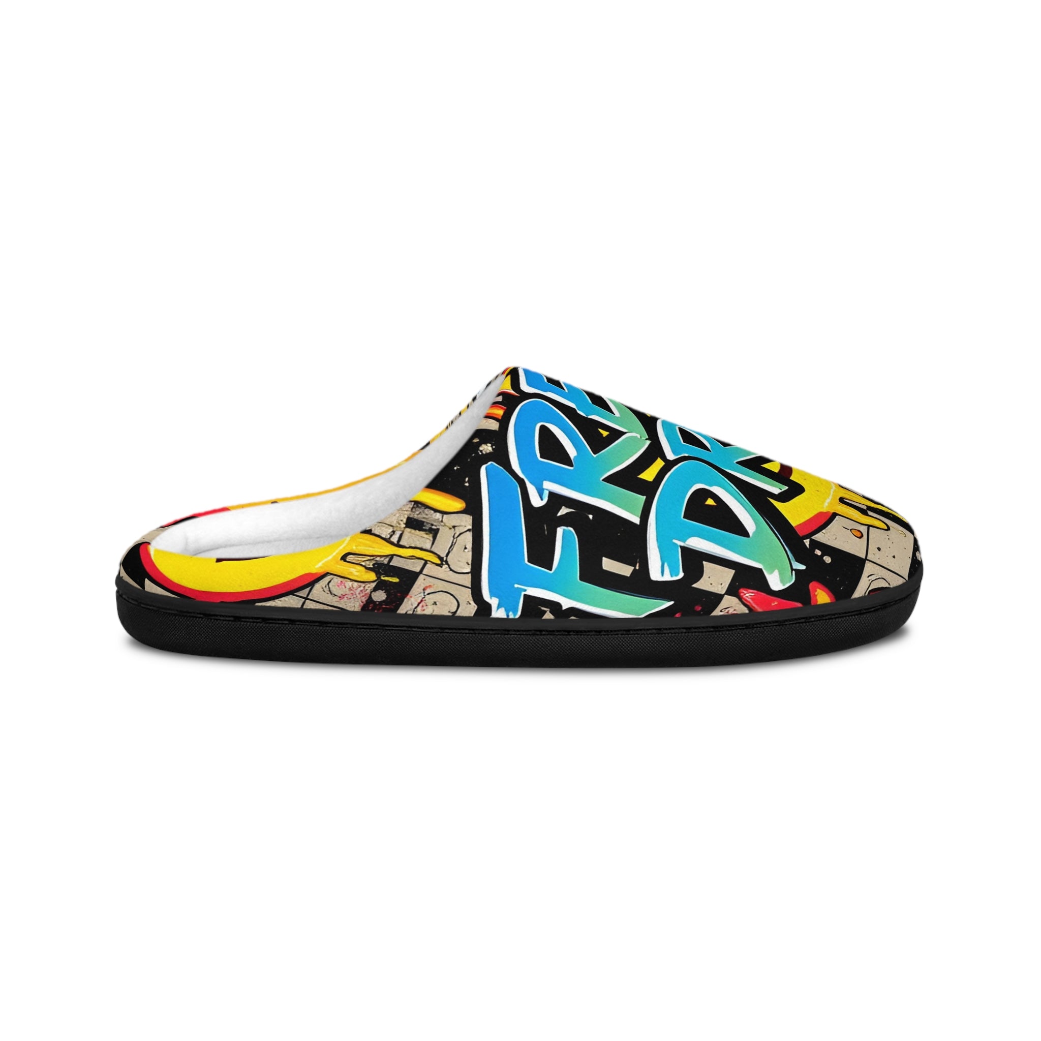Graffiti 'Fresh Drip' Men's Indoor Slippers