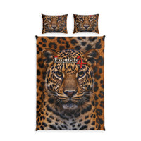 Leopard Face Cotton Duvet Cover Set