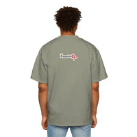 Astronaut Warrior Graphic Tee — Men's Sci‑Fi Space Gamer Oversized Shirt