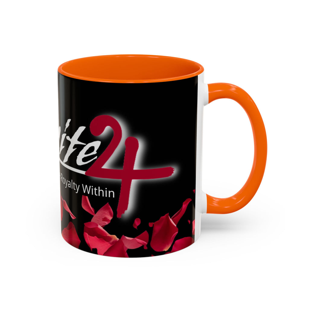 Exquisite 24 Rose Coffee Mug — 'Feel The Royalty Within' (11/15oz)