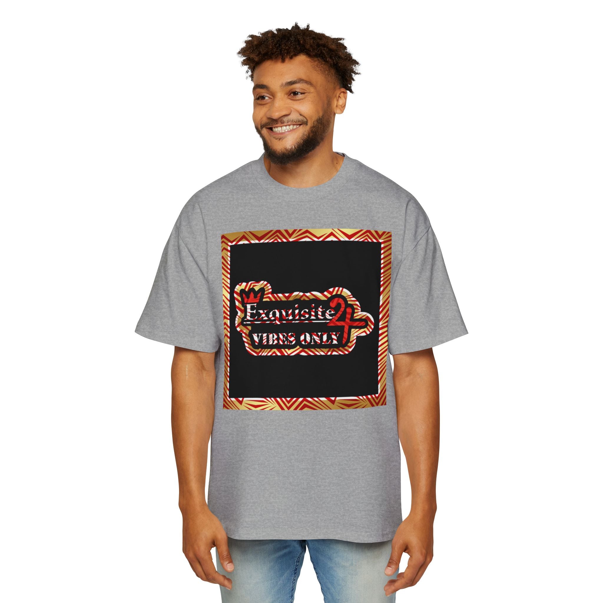 Exquisite 24 Vibes Only Patterned Frame Tee