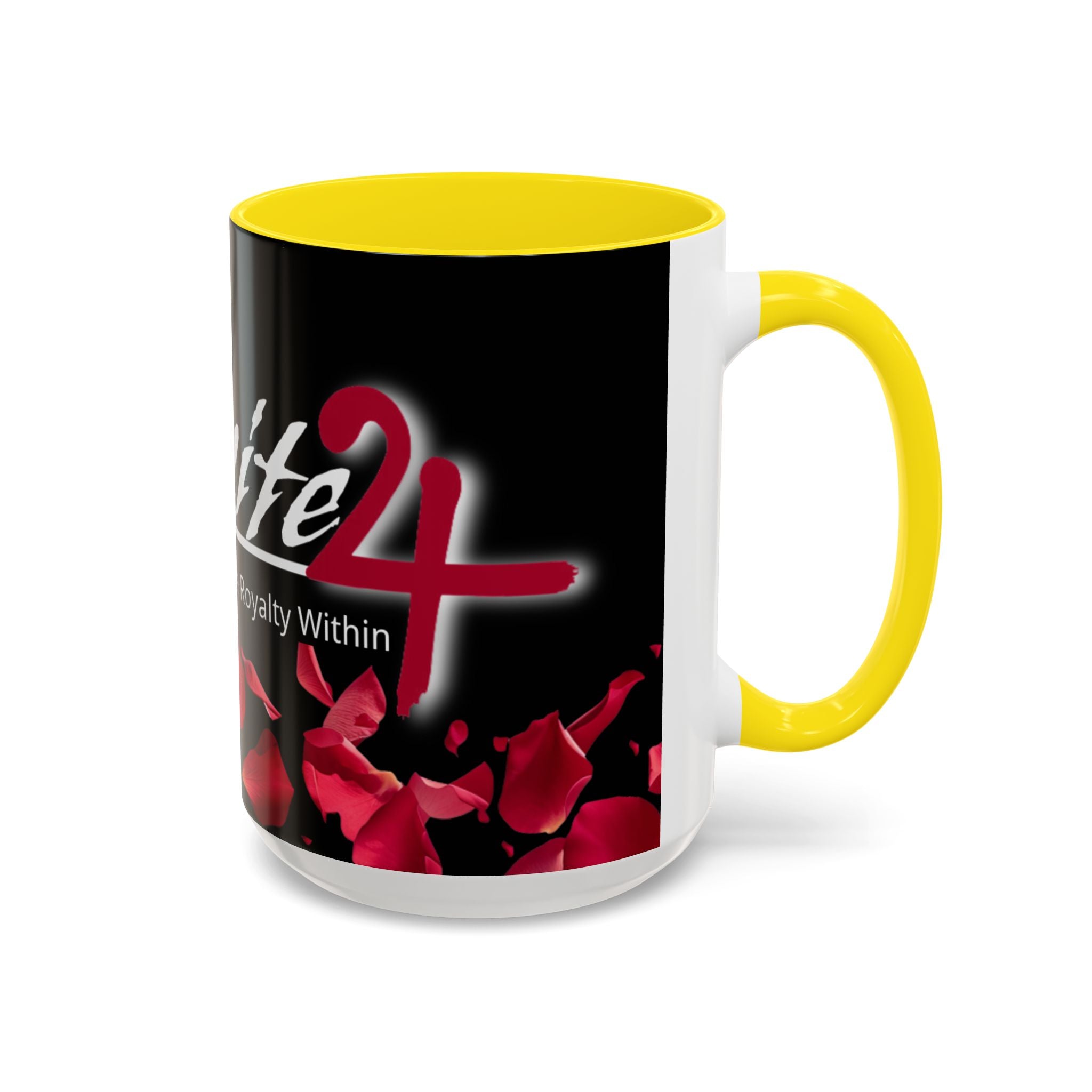 Exquisite 24 Rose Coffee Mug — 'Feel The Royalty Within' (11/15oz)