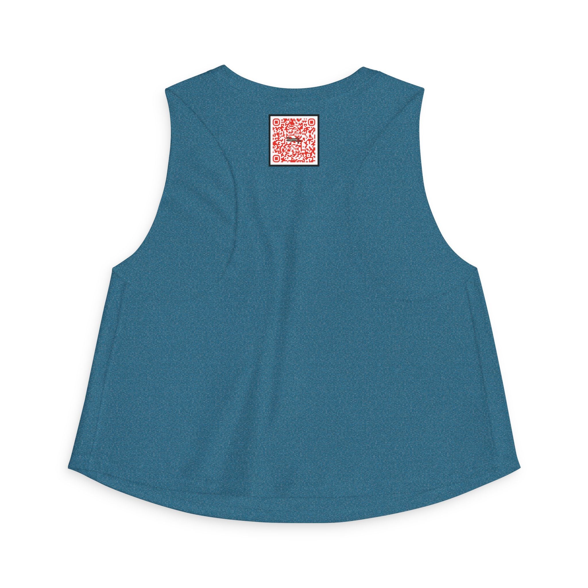 Exquisite 24 Crown Crop Top — Feminine Graphic Muscle Tank