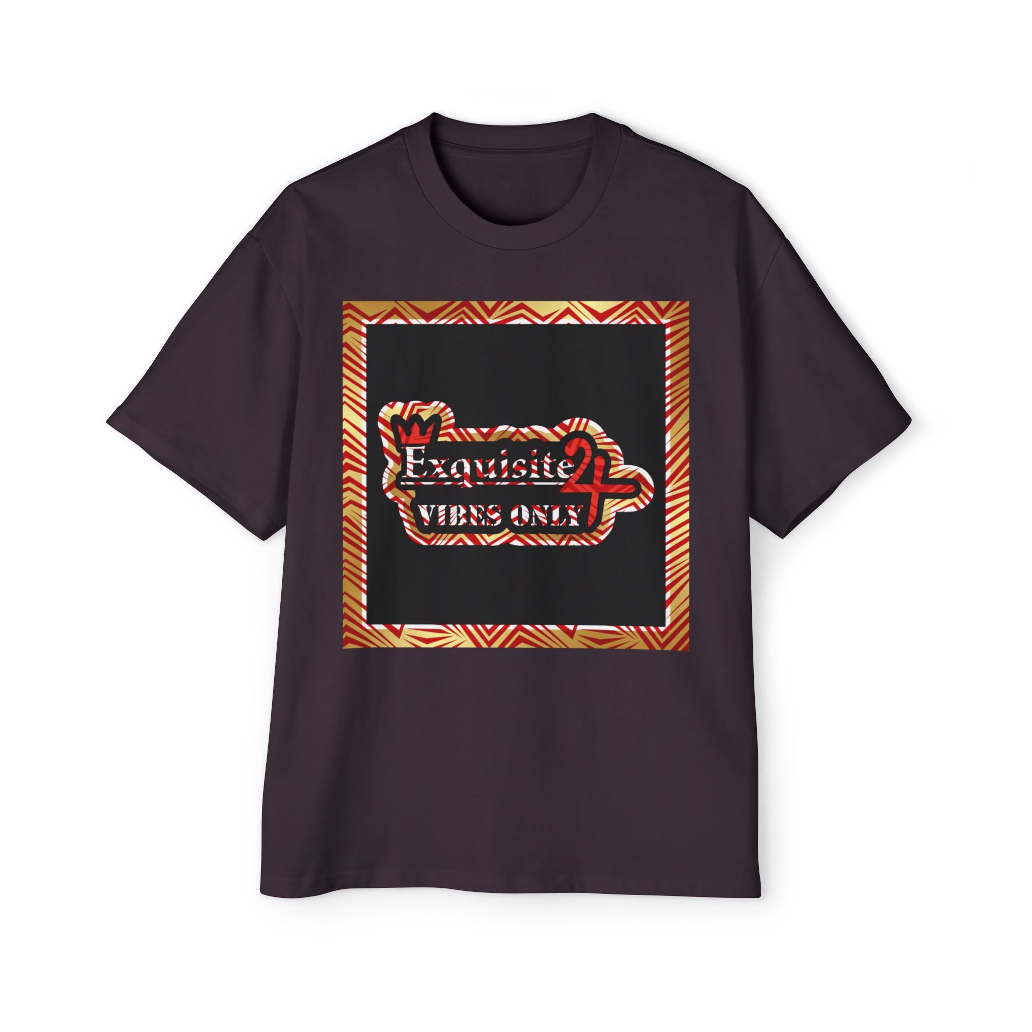 Exquisite 24 Vibes Only Patterned Frame Tee