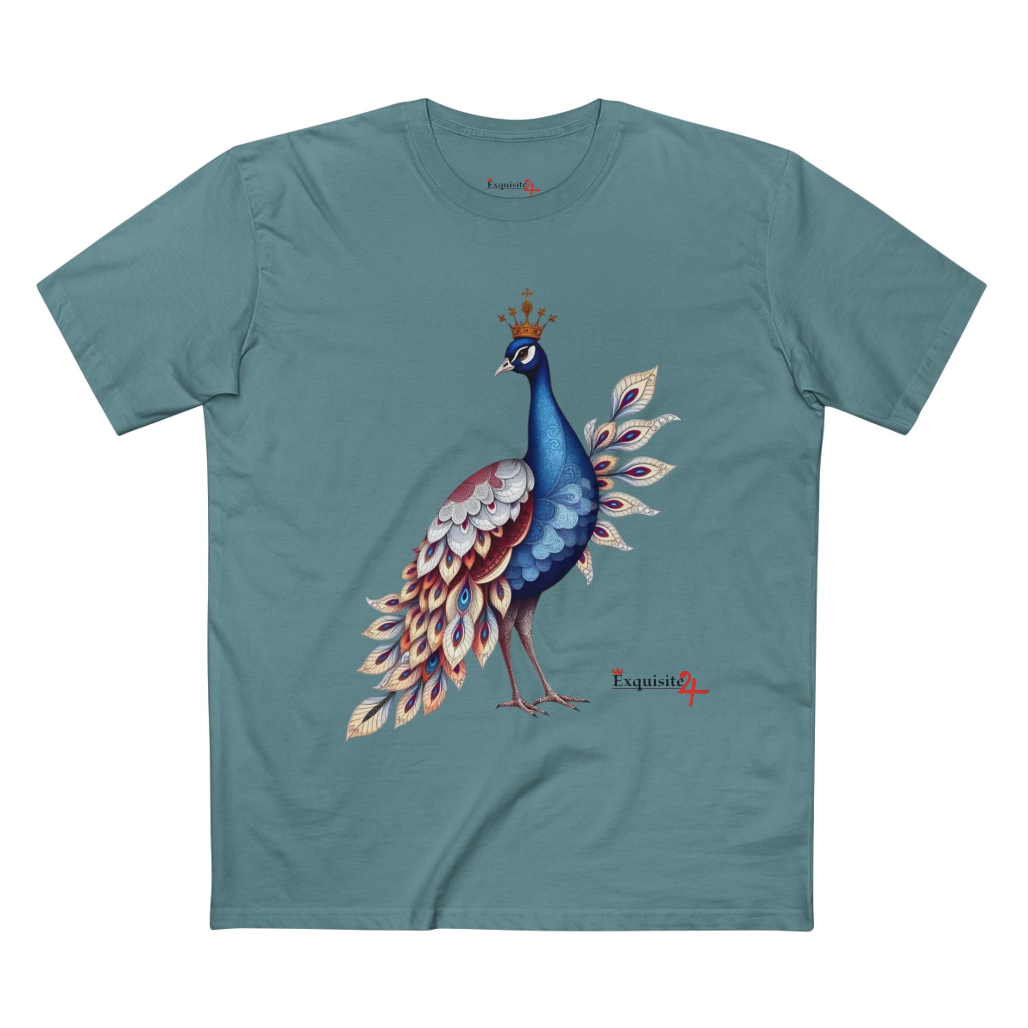 Watercolor Peacock Graphic Tee