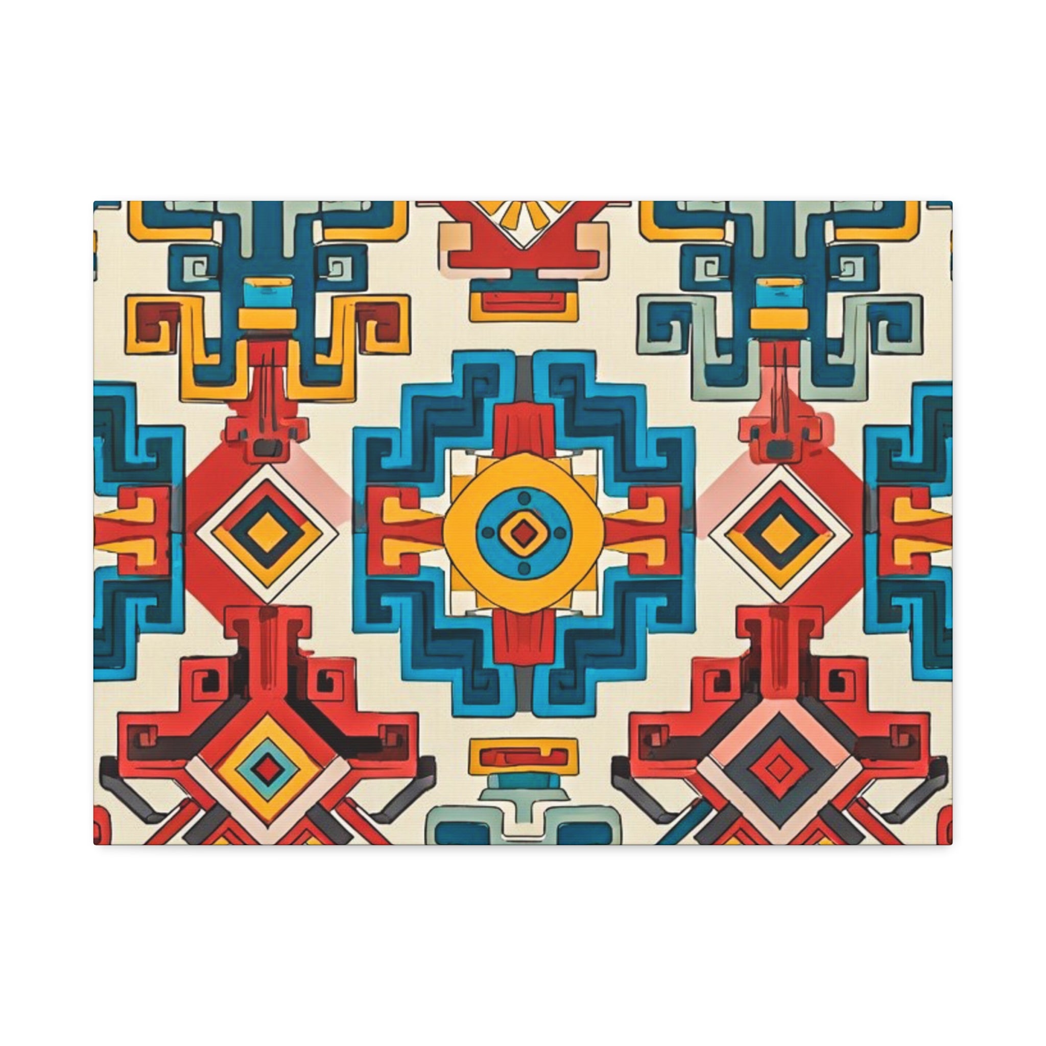 Southwestern Geometric Canvas Print