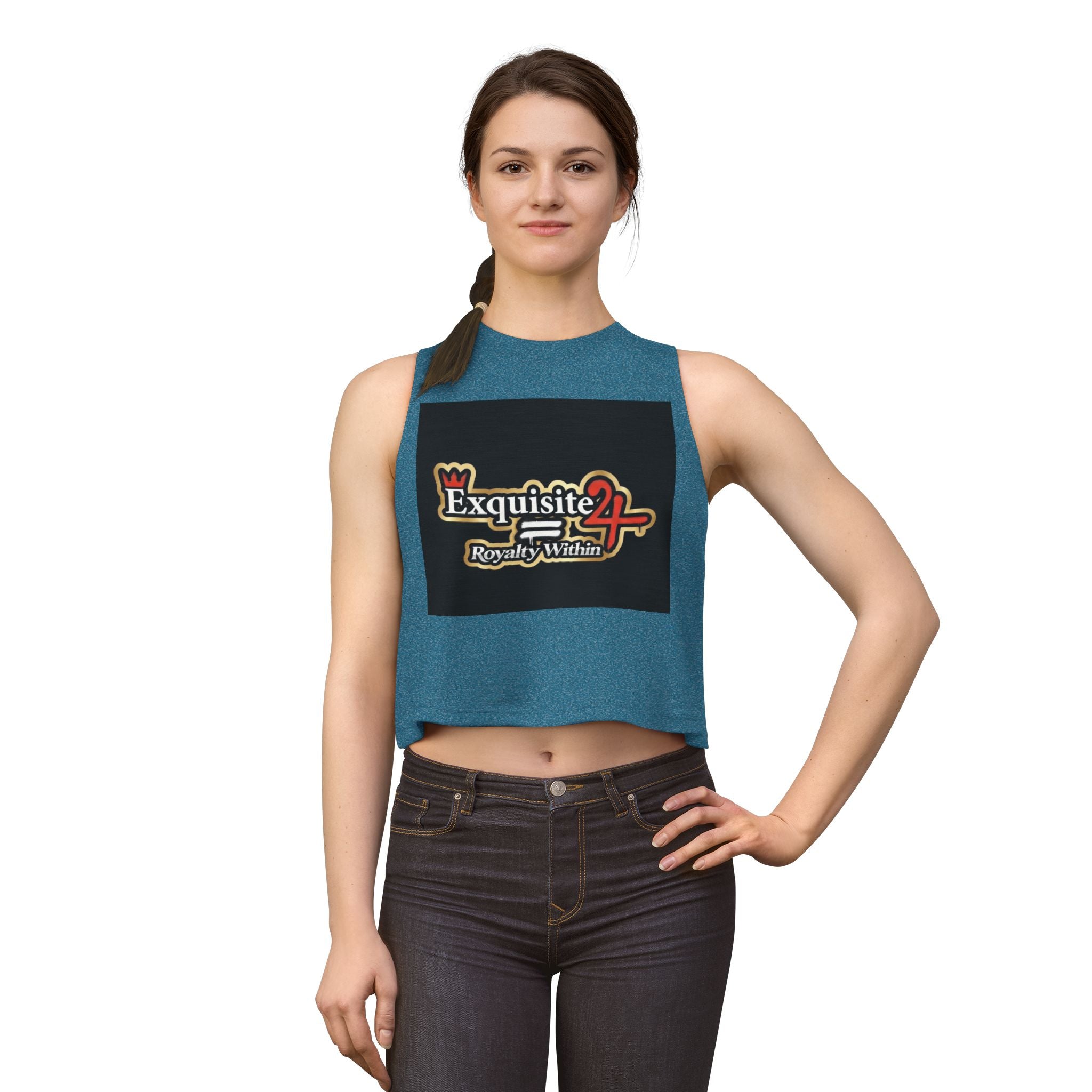 Exquisite 24 'Royalty Within' Women's Crop Top
