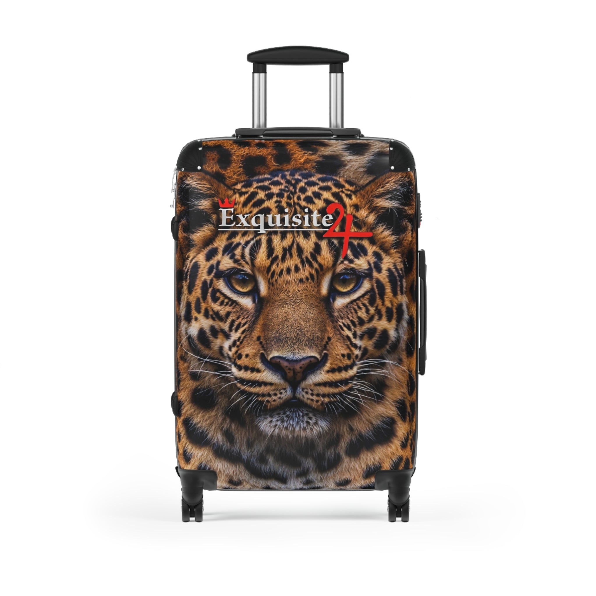 Leopard Face Carry-On Suitcase — Exquisite 24 Travel Luggage