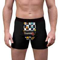 Exquisite 24 Emoji Checkerboard Boxer Briefs