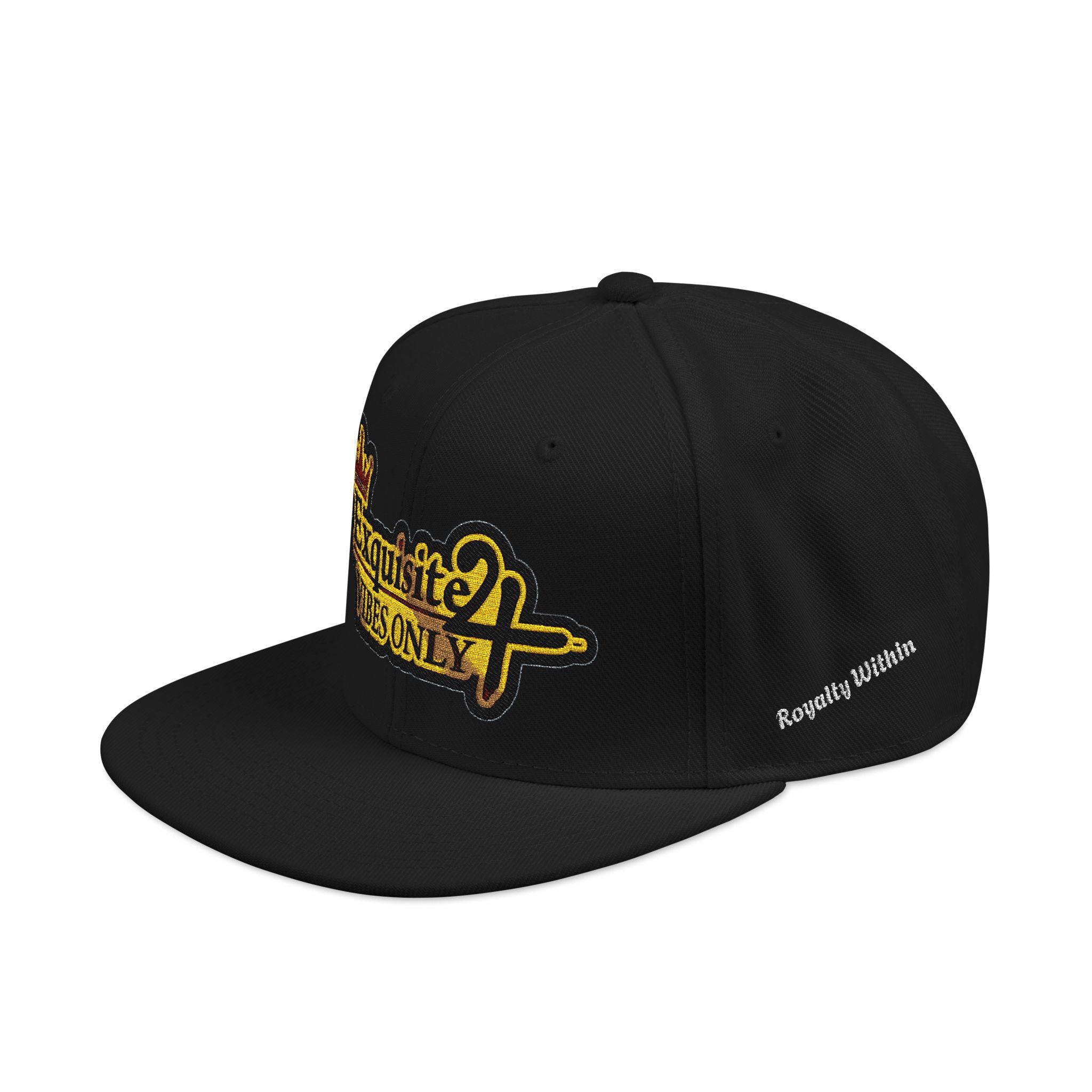 Exquisite 24 VIBES ONLY Embroidered Snapback Hat — Vintage Script Logo Streetwear Cap