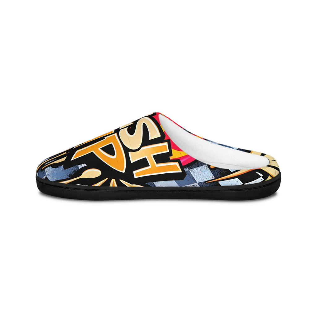 Graffiti “Fresh Drip” Men's Indoor Slippers