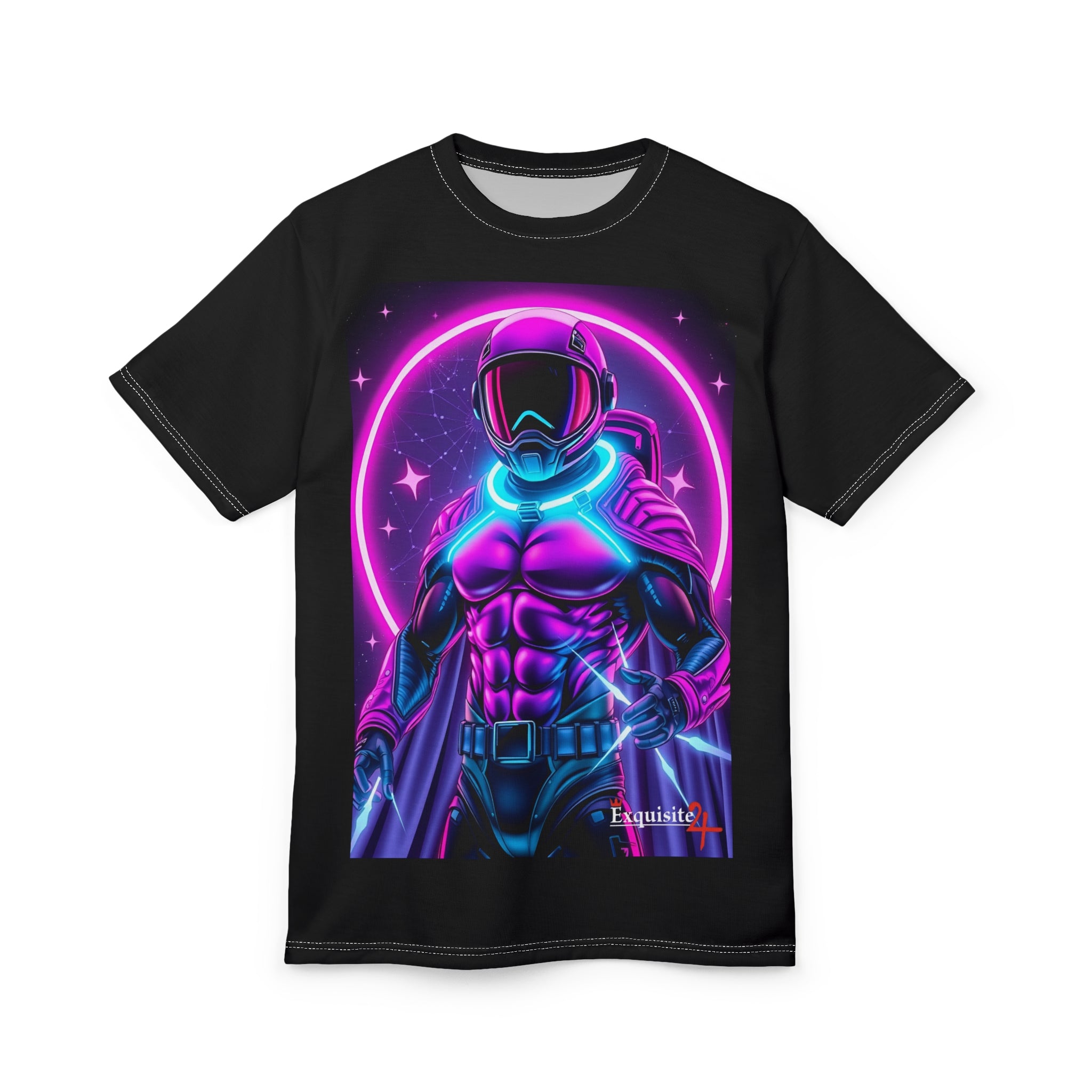 Neon Space Knight T-Shirt