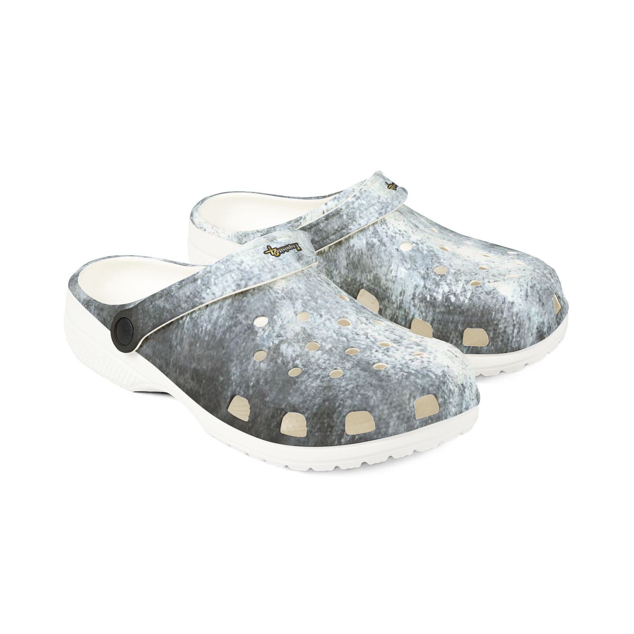 Gray Marble EVA Foam Clogs