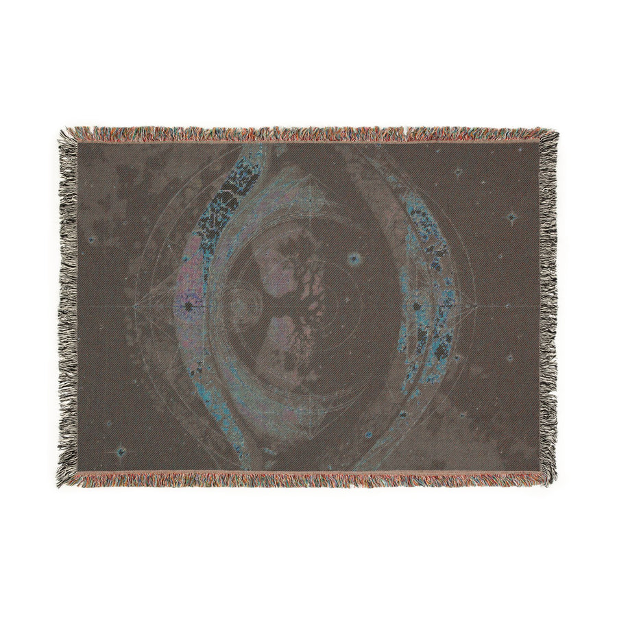 Celestial Eye Woven Blanket — Vintage Starry Night Throw