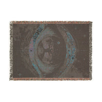 Celestial Eye Woven Blanket — Vintage Starry Night Throw
