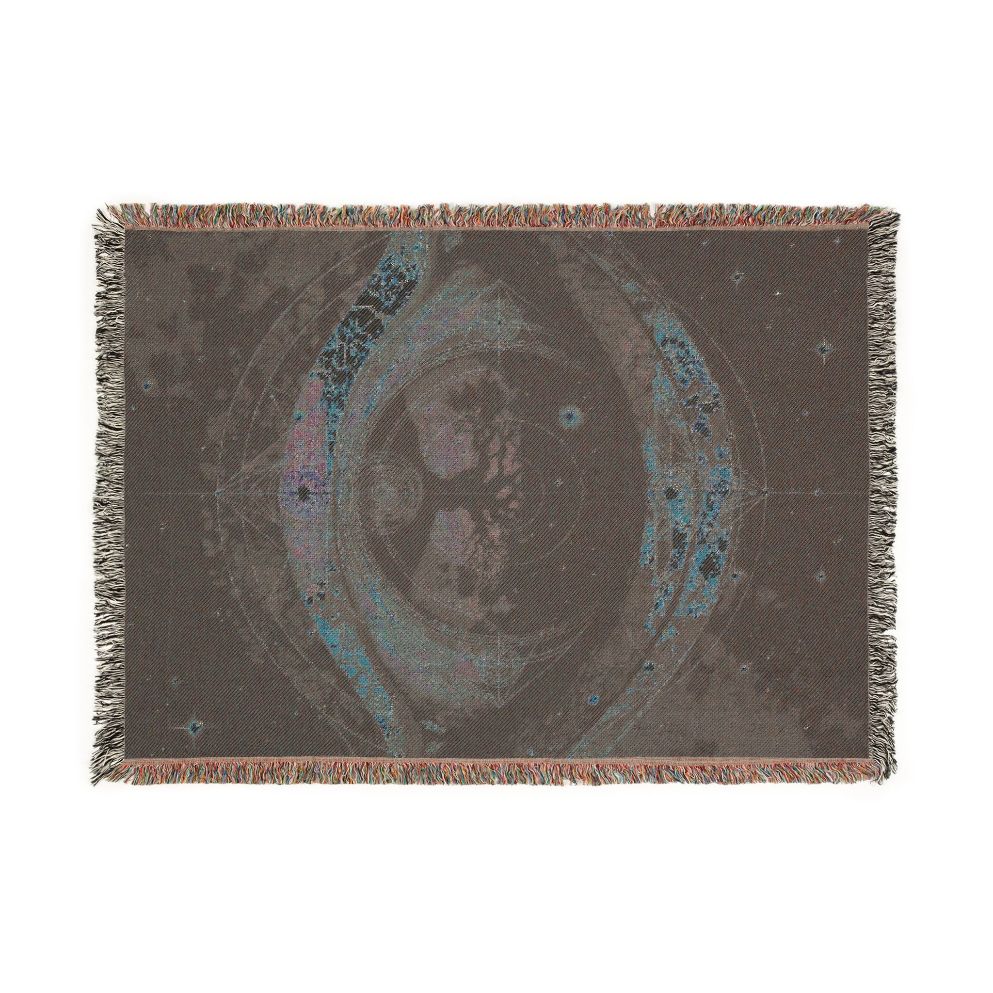 Celestial Eye Woven Blanket — Vintage Starry Night Throw