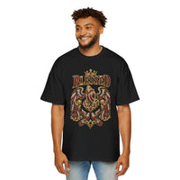 Paisley "BLESSED" Oversized Graphic Tee