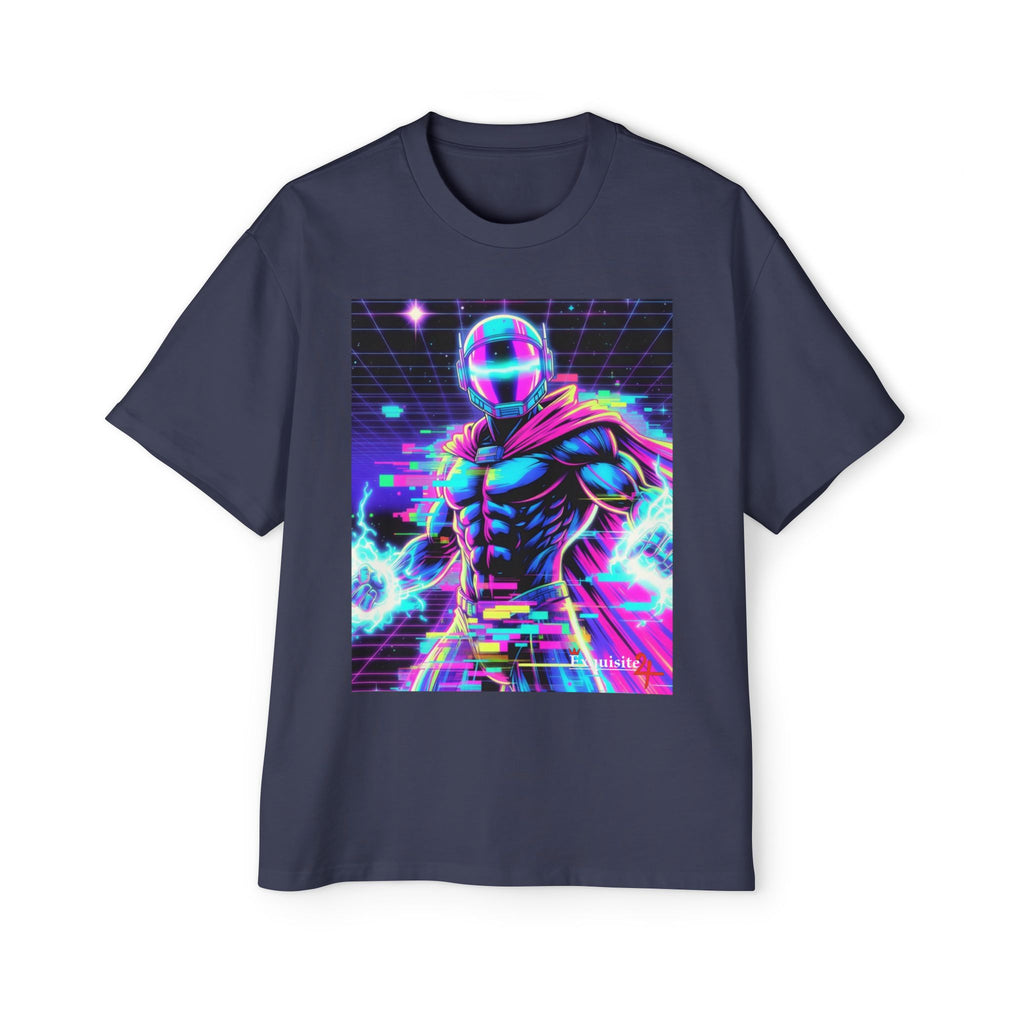 Graphic Tee — Retro Cyberhero Oversized Tee