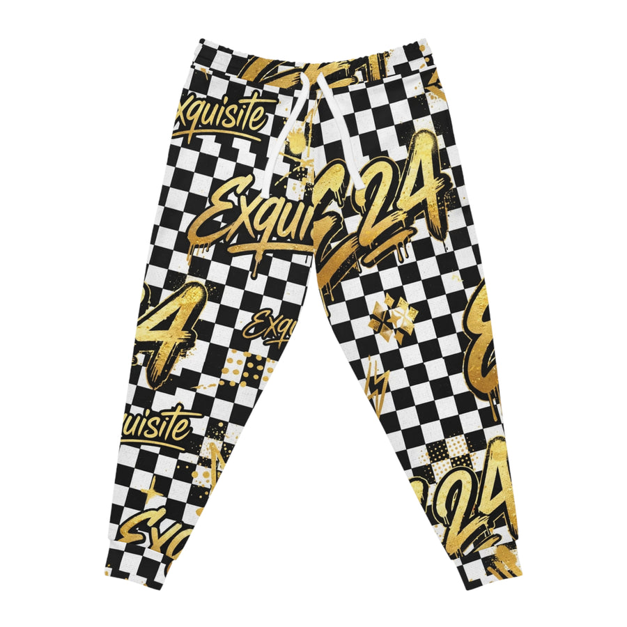 E24 Checkerboard Athletic Joggers
