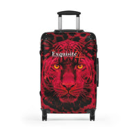 Red Leopard Suitcase