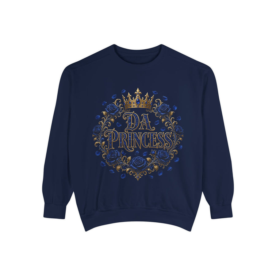 "DA PRINCESS" Floral Crest Women's Sweatshirt