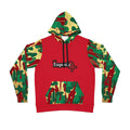 Camouflage Red Athletic Hoodie — Exquisite Logo Streetwear