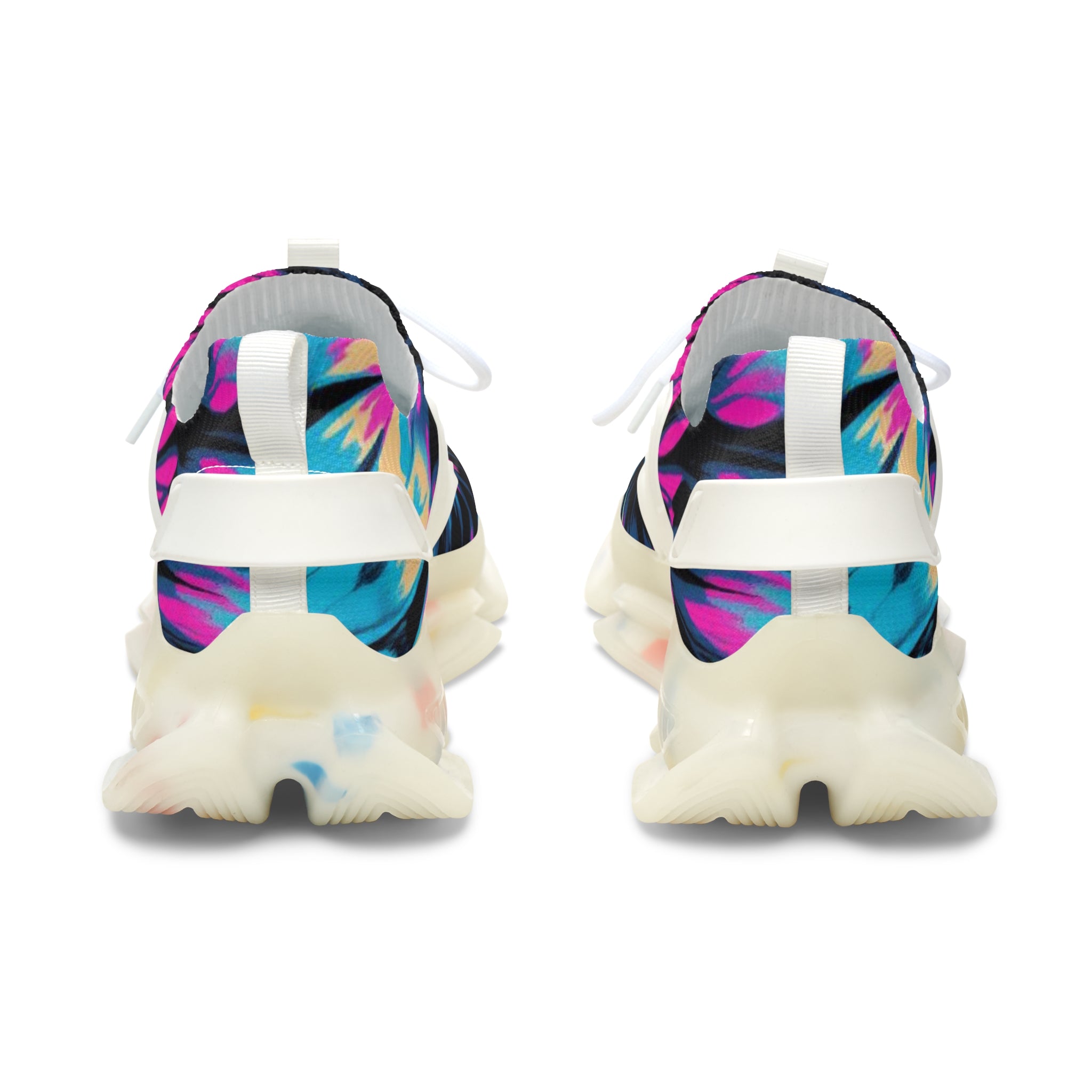 Exquisite 24 Mesh Sneakers — Women's Colorful Tie-Dye Athletic Shoes