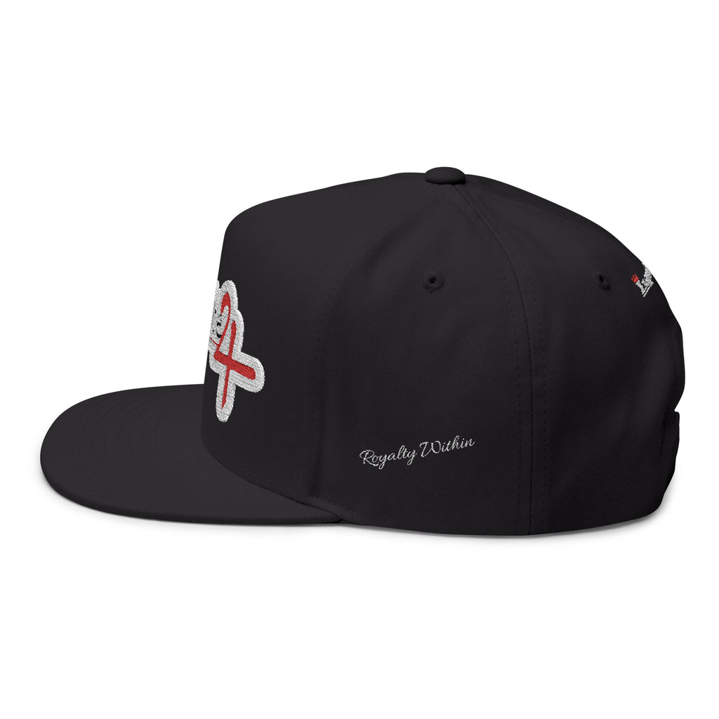 Classic Exquisite 24 Embroidered Flat Bill Cap