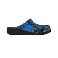 Blue Camo EVA Foam Clogs