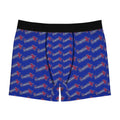 Exquisite 24 Logo Boxer Briefs — Blue Men's Underwear