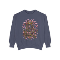"DA GOAT" Floral Women's Graphic Sweatshirt