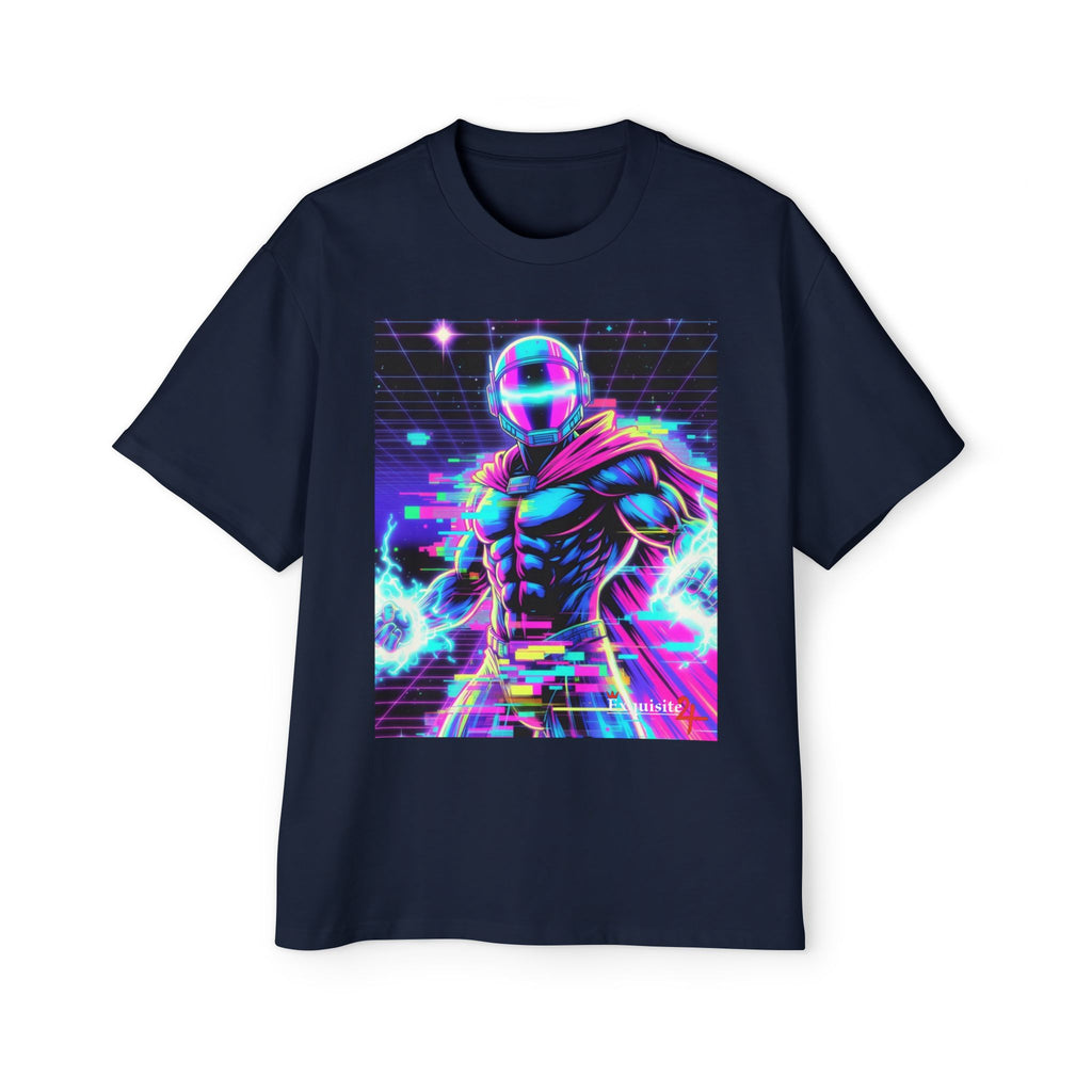 Graphic Tee — Retro Cyberhero Oversized Tee