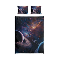 Galaxy Planets Cotton Duvet Cover Set