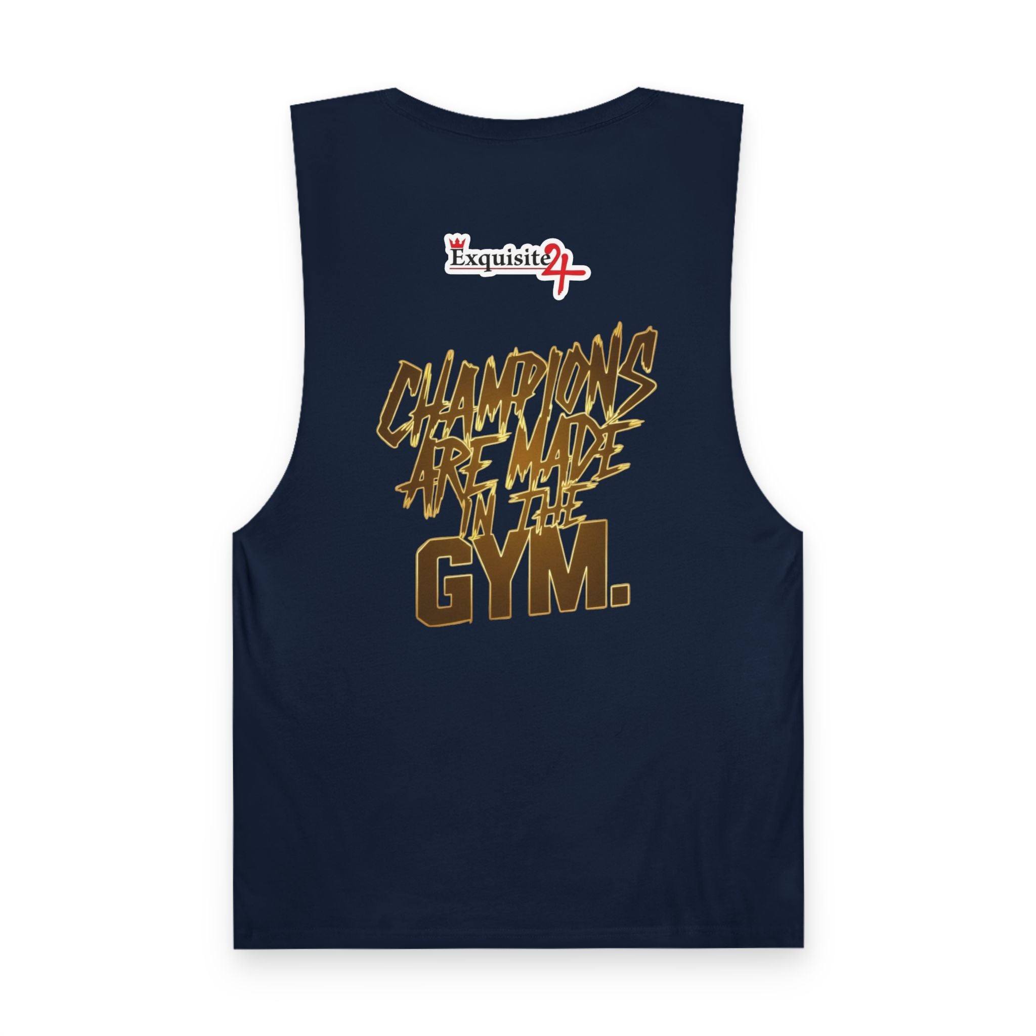 'Champions Are Made in the Gym' Weightlifting Graphic Tank