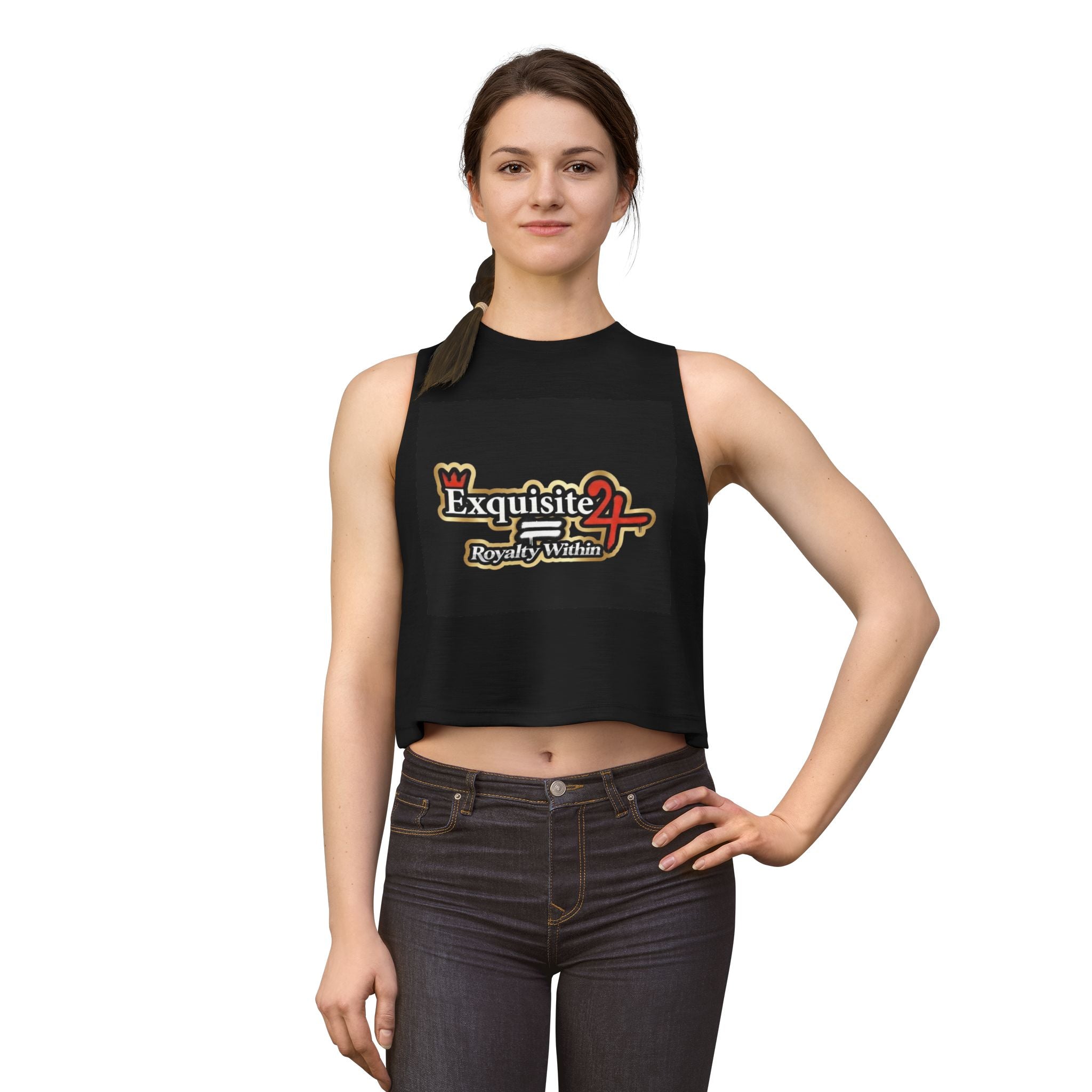 Exquisite 24 'Royalty Within' Women's Crop Top