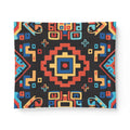 Bohemian Aztec Cotton Comforter – Colorful Geometric Quilt for Bedroom