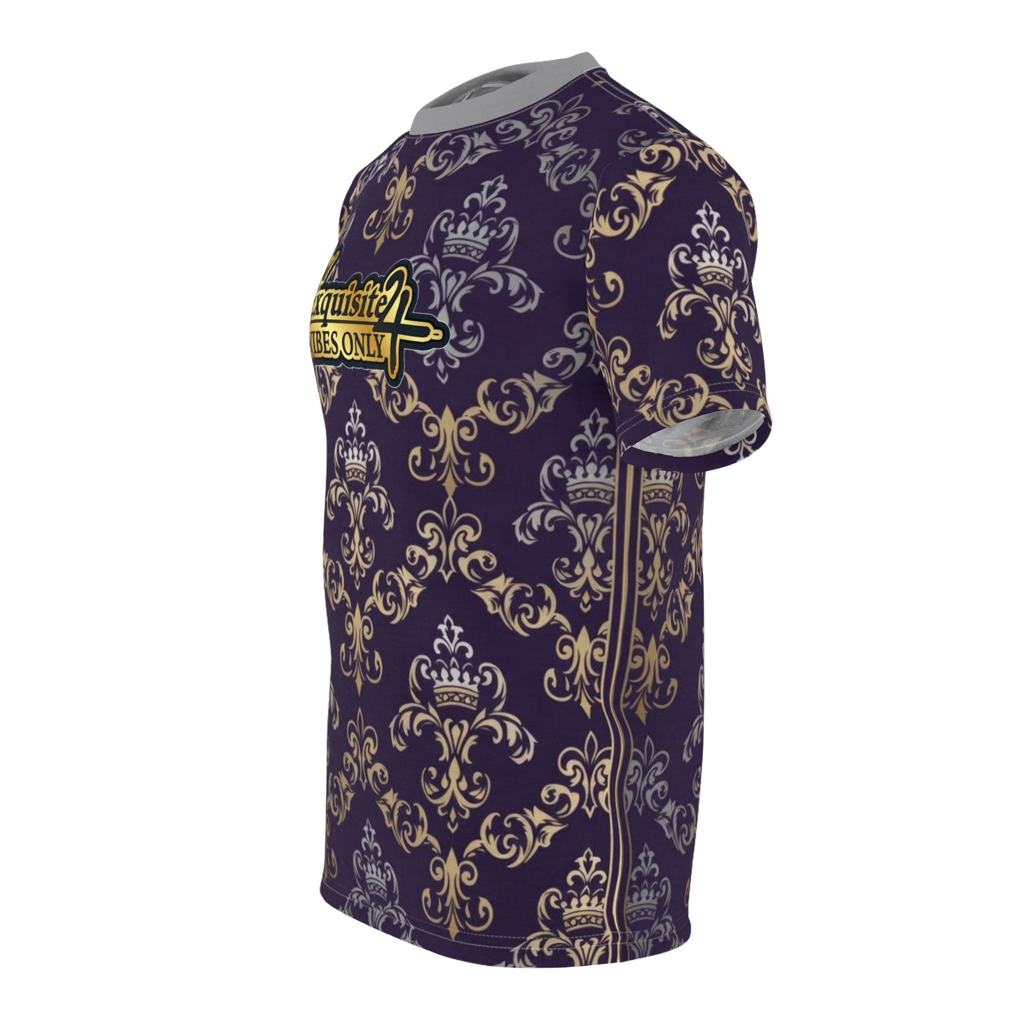 Baroque 'Exquisite 24 Vibes Only' All-Over Print Tee
