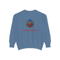 Exquisite 'Feel The Royalty Within' Sweatshirt — Crown Emblem Garment-Dyed Crewneck