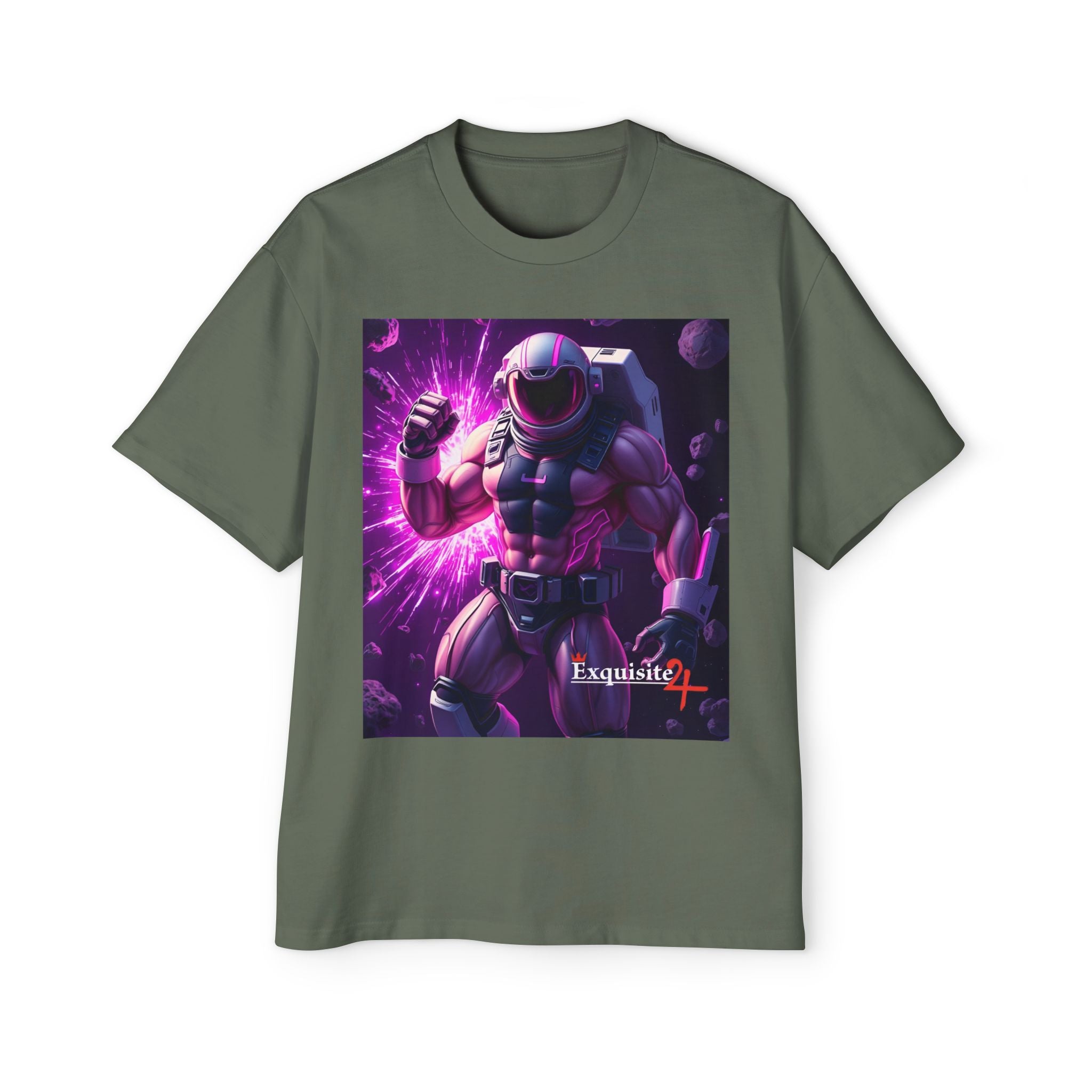 Astro Warrior Graphic Tee — Purple Space Ninja Gaming T-Shirt