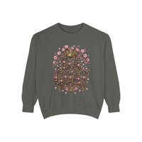"DA GOAT" Floral Women's Graphic Sweatshirt