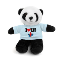 Red Diamond and Blue Roses Tee Plush