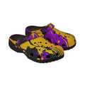 Purple & Yellow Paint Splatter EVA Foam Clogs
