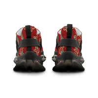 Red 'Exquisite 24' Logo Print Athletic Shoes